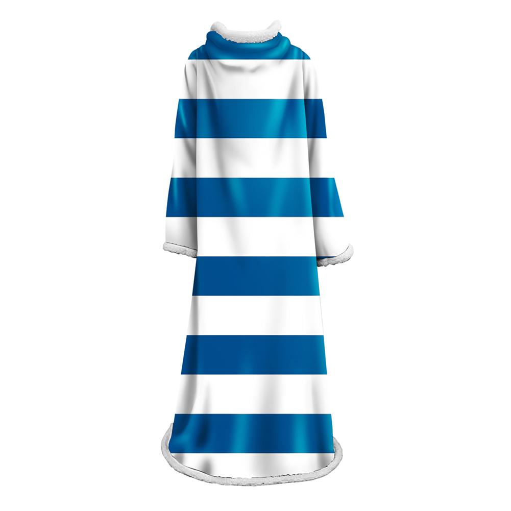 3D Digital Printed Blanket With Sleeves-Geometric Designs Blanket Robe