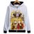 Fullmetal Alchemist Hoodies - Zip Up Hot Yellow Outerwear Hoodie