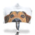 Hi There Dog Hooded Blanket - Cut Dog White Blanket