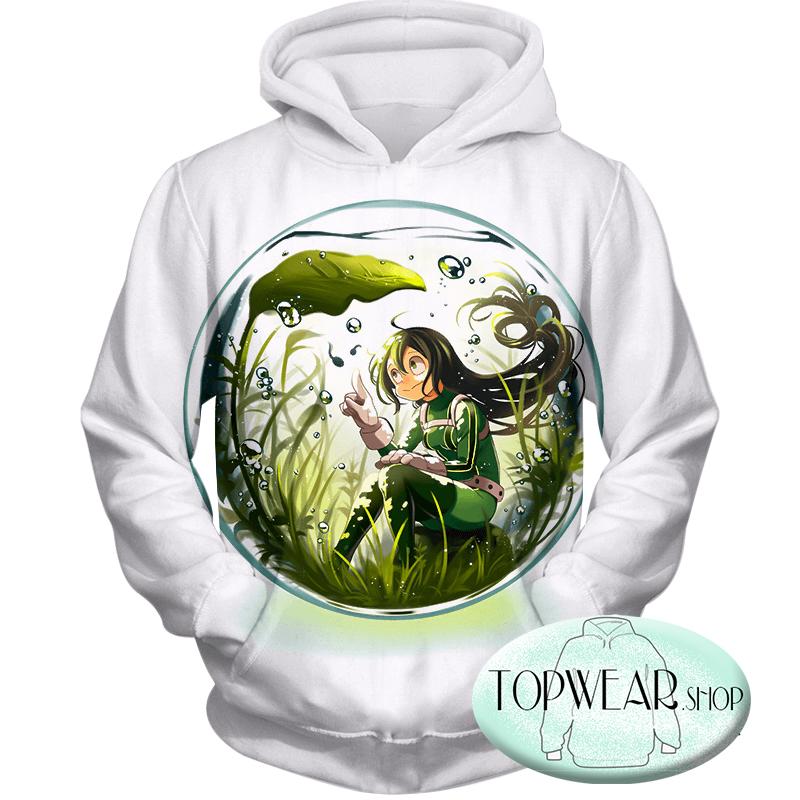 My Hero Academia Hoodies - Amazing Rainy Season Hero Froppy Asui Pullover Hoodie