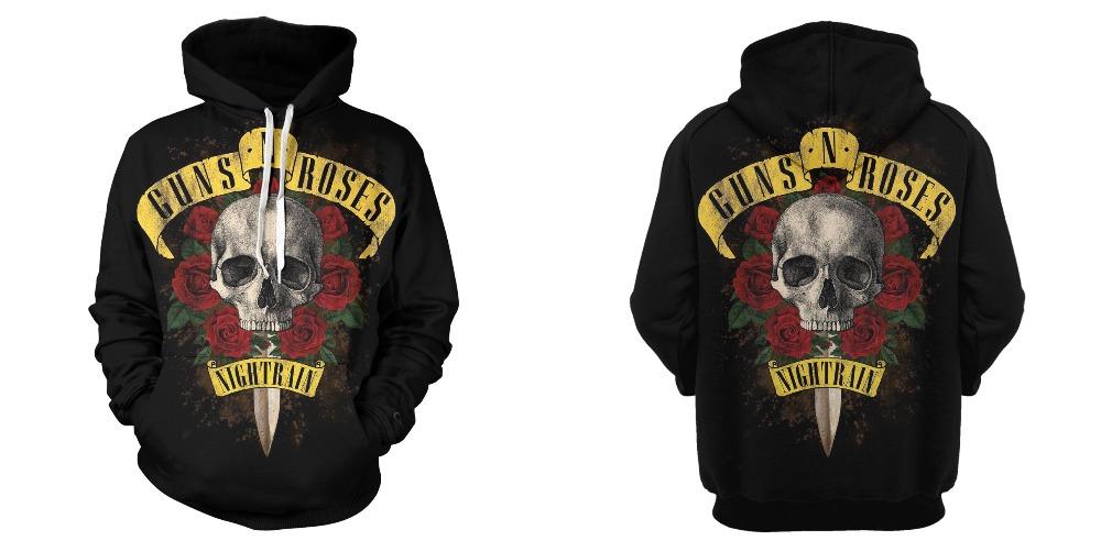 Music Hoodies—— Guns N' Roses Unisex 3D Print “Nightrain” Hoodies