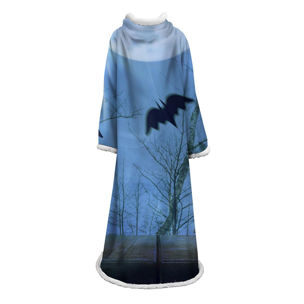 3D Digital Printed Blanket With Sleeves-Blanket Robe Halloween Party