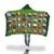 World Cup Footy Hooded Blanket - Green Blanket