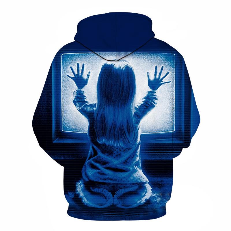 Halloween Devil The Child Back 3D Printed Hoodie