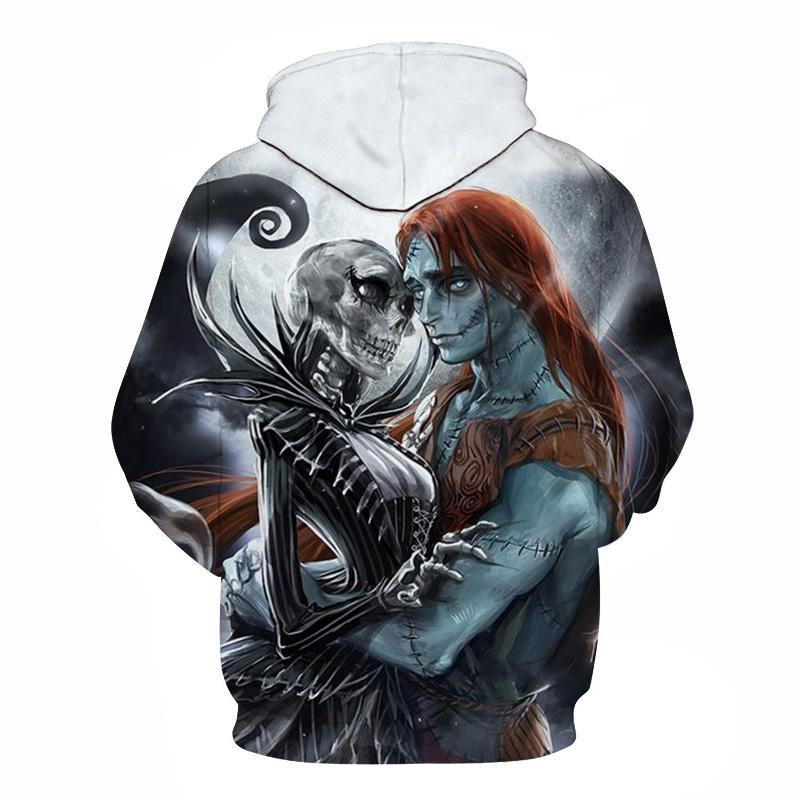 Halloween Devil Skull 3D Printed Hoodie Jack