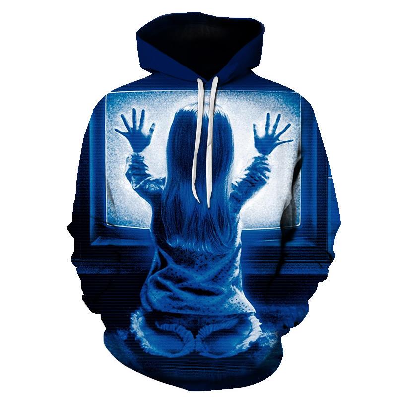 Halloween Devil The Child Back 3D Printed Hoodie