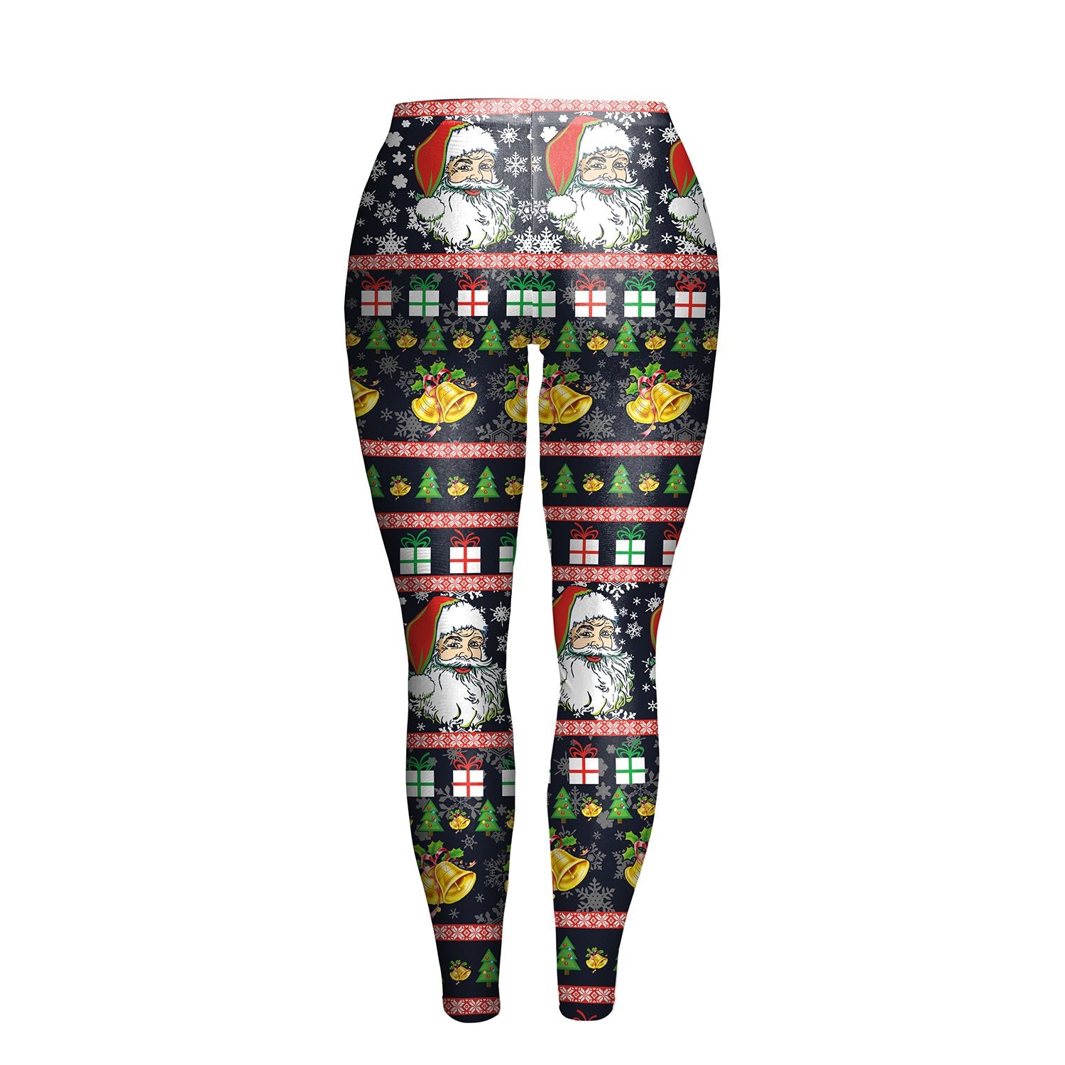 Christmas Leggings - Women 3D Printed Santa Casual Skinny Legging