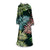 3D Digital Printed Plants Blanket With Sleeves-Leaves Blanket Robe