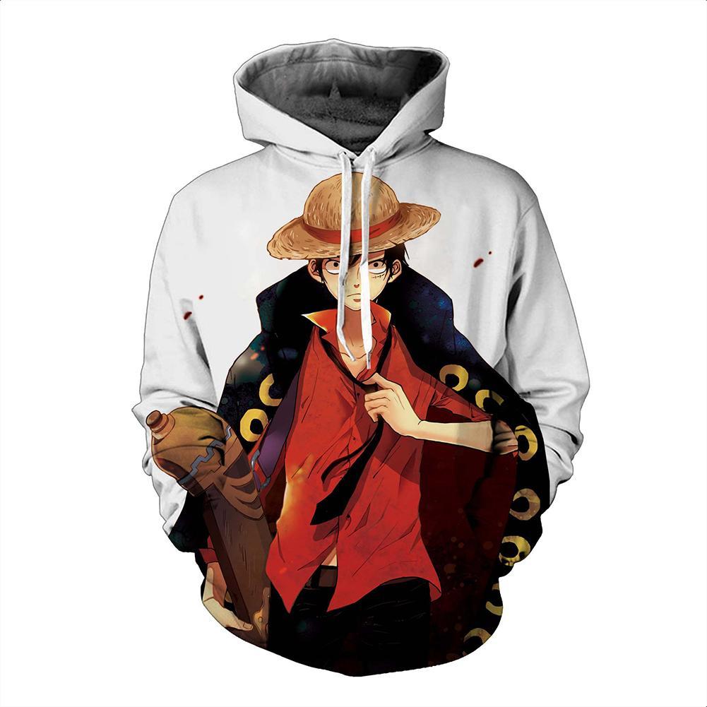 One Piece Hoodie - Monkey D. Luffy Pullover Hoodie