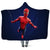 Spiderman Hooded Blanket - Little Spiderman Blue Blanket