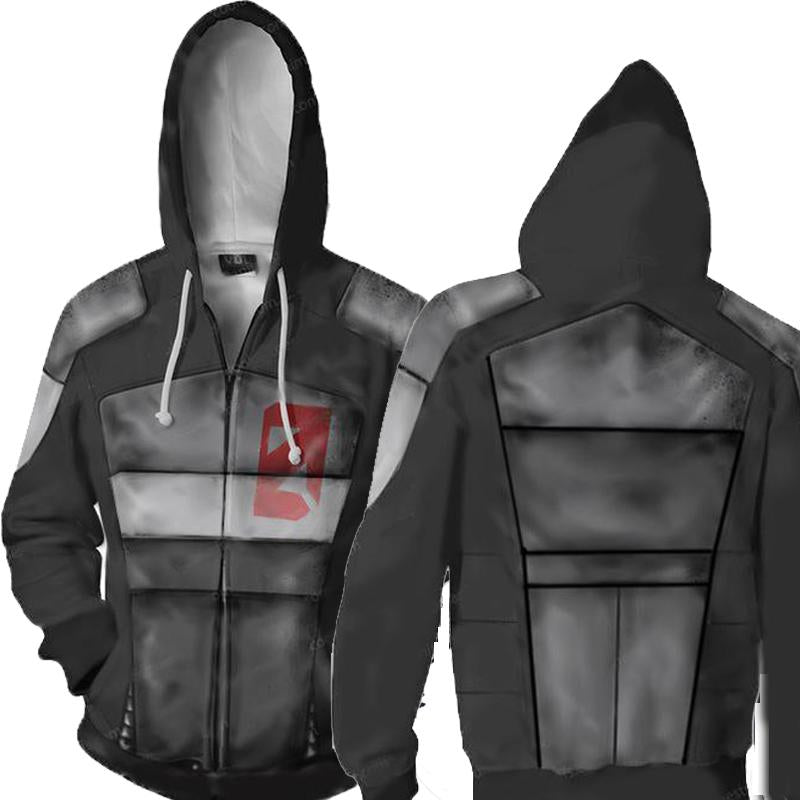 Borderlands Hoodies - Borderlands Zero Zip Up Hoodie Jacket