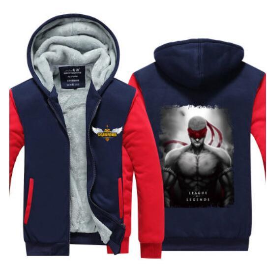 League of Legends Zipper Hoodies - Fleece Casual Sweatshirts