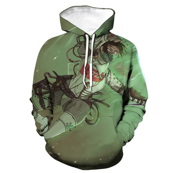 Hot Game Apex Legends Hoodies - 3D Print Hooded Sweatshirt