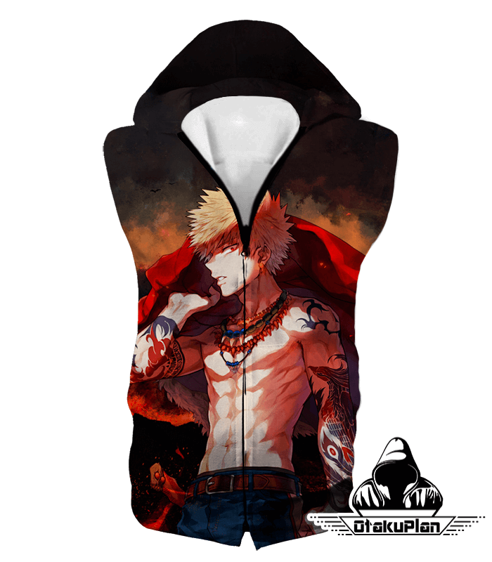My Hero Academia Handsome Hero Fan Made Bakugo Katsuki Cool Anime Promo Hoodie MHA097
