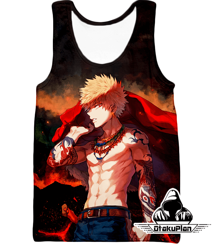 My Hero Academia Handsome Hero Fan Made Bakugo Katsuki Cool Anime Promo Hoodie MHA097
