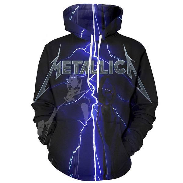 Iron Maiden 3D Hoodie Rock Metallic Tracksuits Skull Eddies Sweatshirt