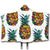 Colorful Pineapple Hooded Blanket - White Blanket