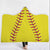 Baseball Hooded Blanket - Lace Yellow Blanket