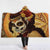 Day Of The Dead Hooded Blankets - Day Of The Dead Terror Hooded Blanket