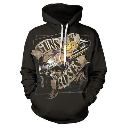 New Music Hoodies—— Guns N&#39; Roses Unisex 3D Print Hoodies with Sexy Girl