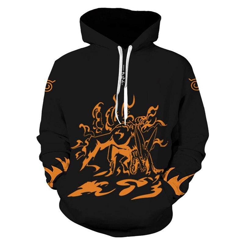 Anime Naruto 3D Printed Hooded Sweatshirt Pullover Hoodie