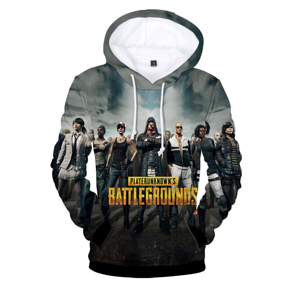 Hot Game 3D Print Sweatshirt - PUBG Fashion Hoodies