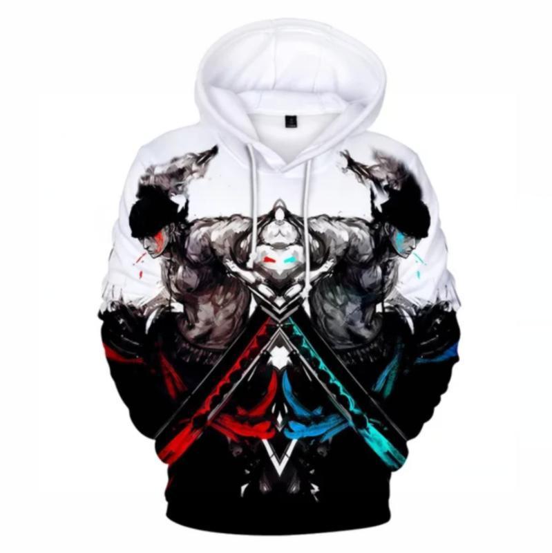 3D Anime One Piece Hooded Sweatshirts - Loose Teenage Hoodies