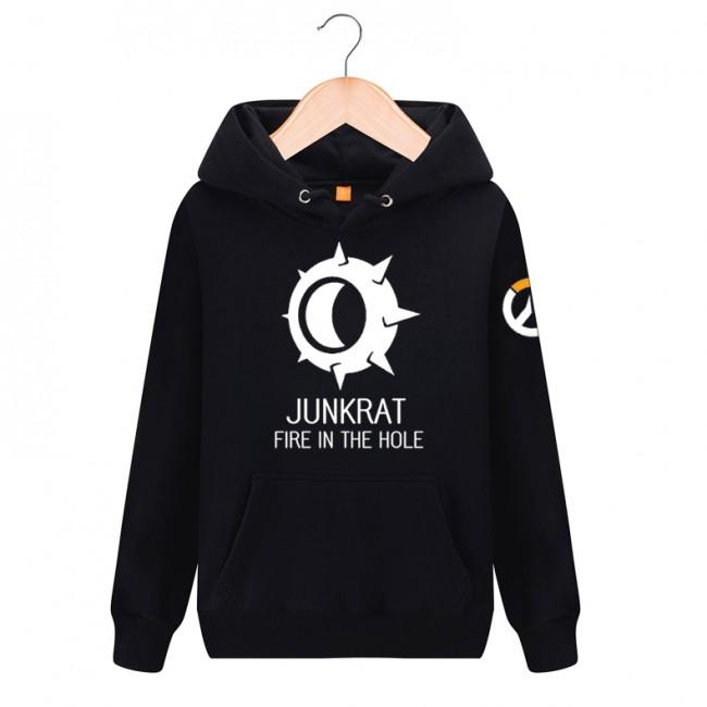 Overwatch Junkrat Hoodies - Pullover Black  Hoodie