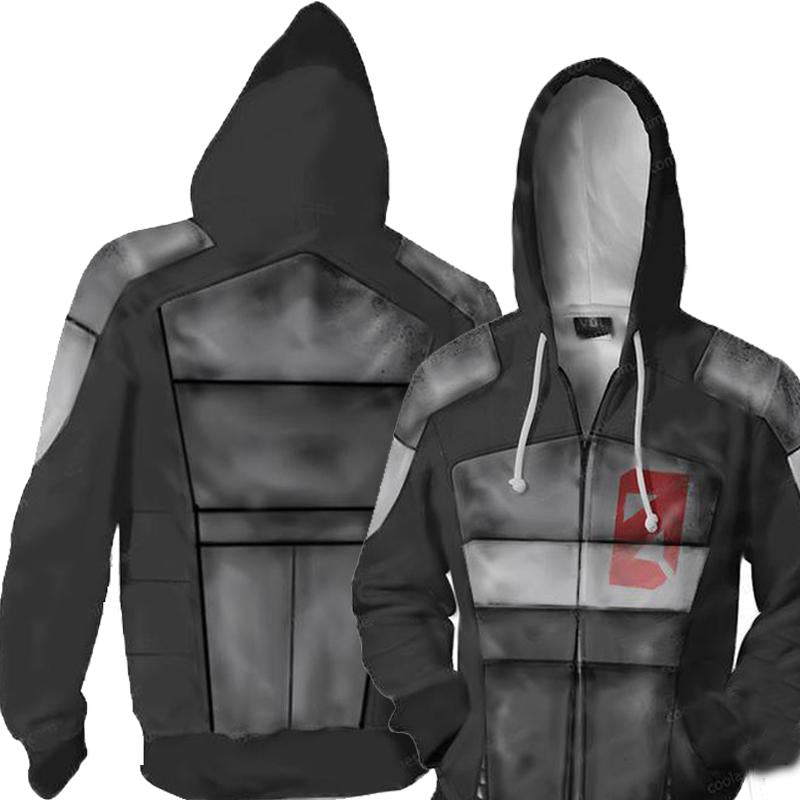 Borderlands Hoodies - Borderlands Zero Zip Up Hoodie Jacket