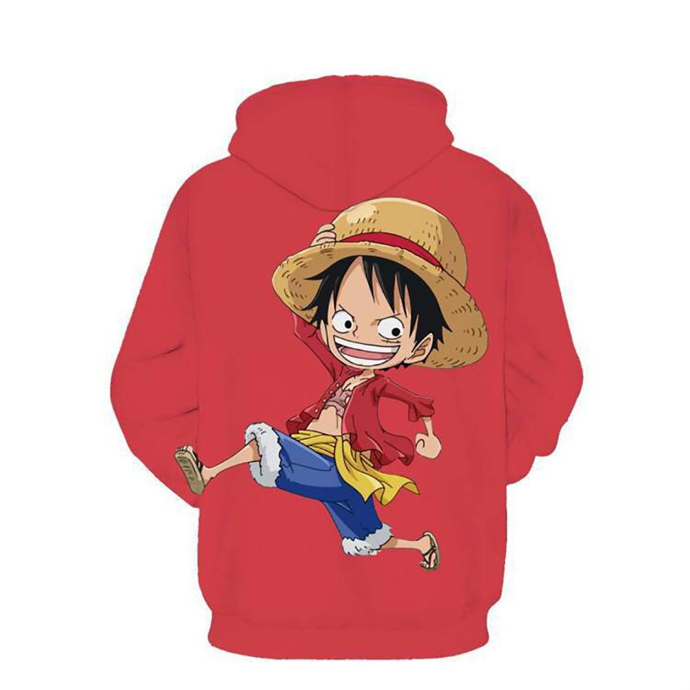 One Piece Hoodie - Monkey D. Luffy Pullover Hoodie