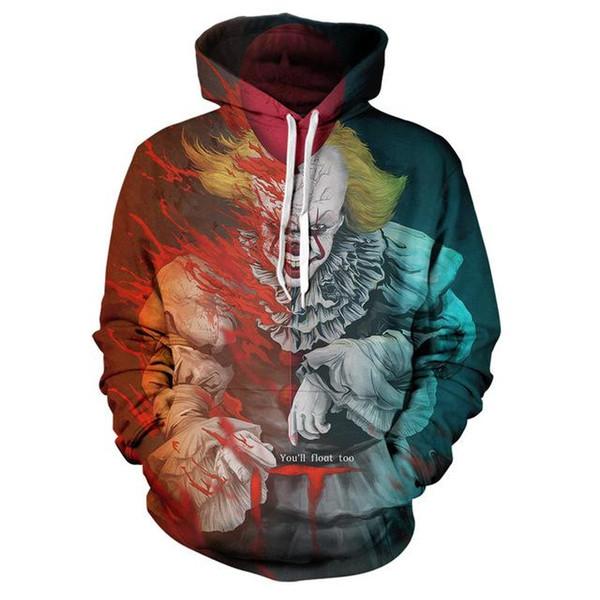 3D Printed Hoodies Sweatshirt - Suicide Squad Joker Hooded Pullover