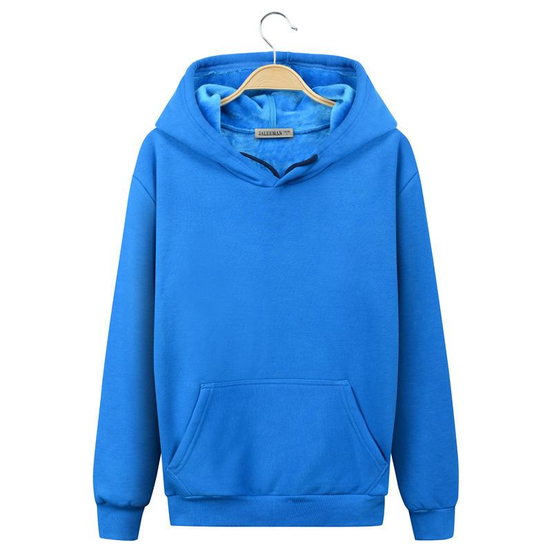 Harajuku Style Hoodies - Solid Color Harajuku Style Series Fashion Fleece Hoodie