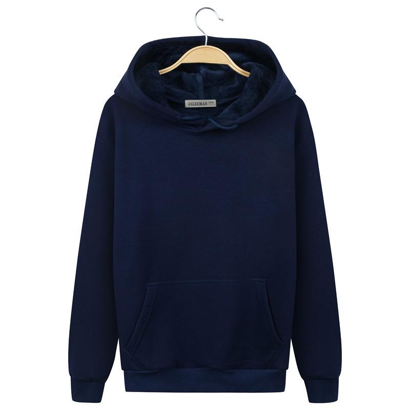 Harajuku Style Hoodies - Solid Color Harajuku Style Series Fashion Fleece Hoodie