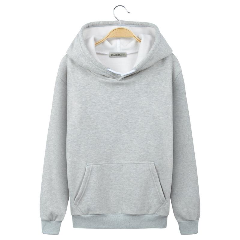 Harajuku Style Hoodies - Solid Color Harajuku Style Series Fashion Fleece Hoodie