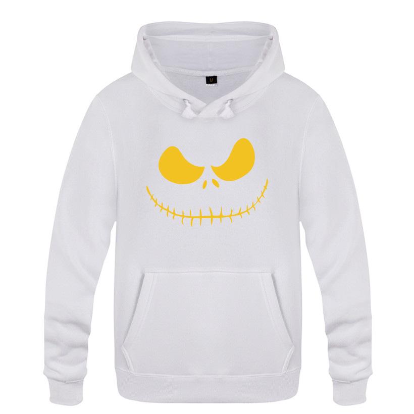 Nightmare Before Christmas Jack Hoodies - Nightmare Before Christmas Hoodies - Cool Jack Yellow Eyes Christmas Hoodie
