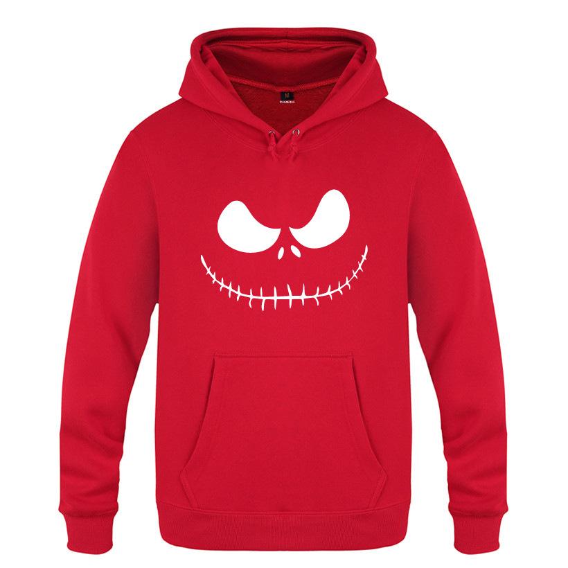 Nightmare Before Christmas Jack Hoodies - Nightmare Before Christmas Hoodies - Cool Jack White Eyes Christmas Hoodie
