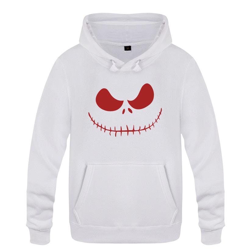 Nightmare Before Christmas Jack Hoodies - Nightmare Before Christmas Hoodies - Cool Jack Red Eyes Christmas Hoodie