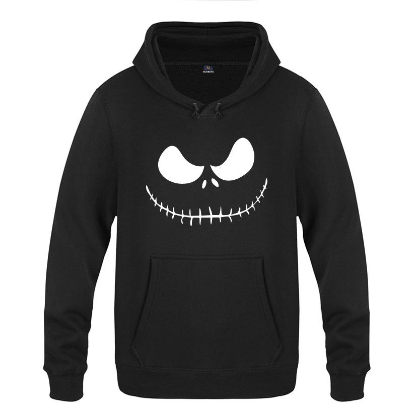 Nightmare Before Christmas Jack Hoodies - Nightmare Before Christmas Hoodies - Cool Jack White Eyes Christmas Hoodie