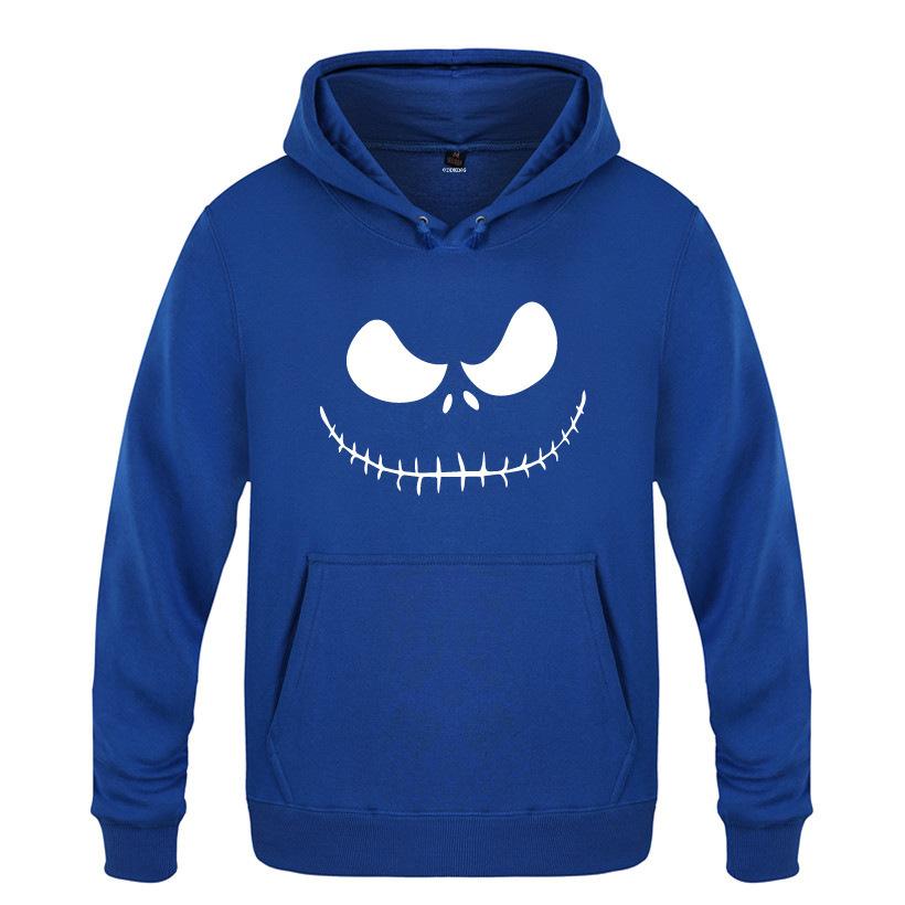 Nightmare Before Christmas Jack Hoodies - Nightmare Before Christmas Hoodies - Cool Jack White Eyes Christmas Hoodie