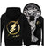 The Flash Jackets - Solid Color The Flash Movie Series The Flash Sign Fleece Jacket