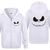 Nightmare Before Christmas Jack Hoodies - Nightmare Before Christmas Hoodies - Cool Jack Black Eyes Christmas Zip Up Hoodie