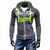 Solid Color Letter Printed Hoodies - Pullover Fleece Bright Grey Hoodie