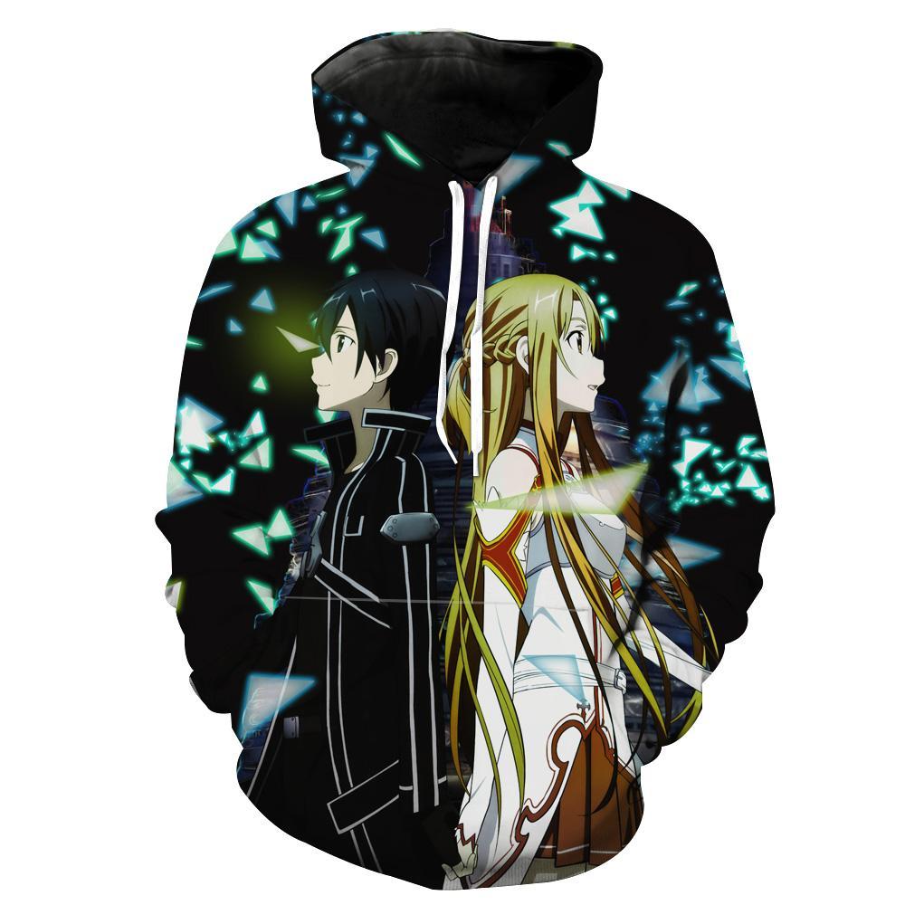 Sword Art Online Hoodies - Pullover Black Hoodie