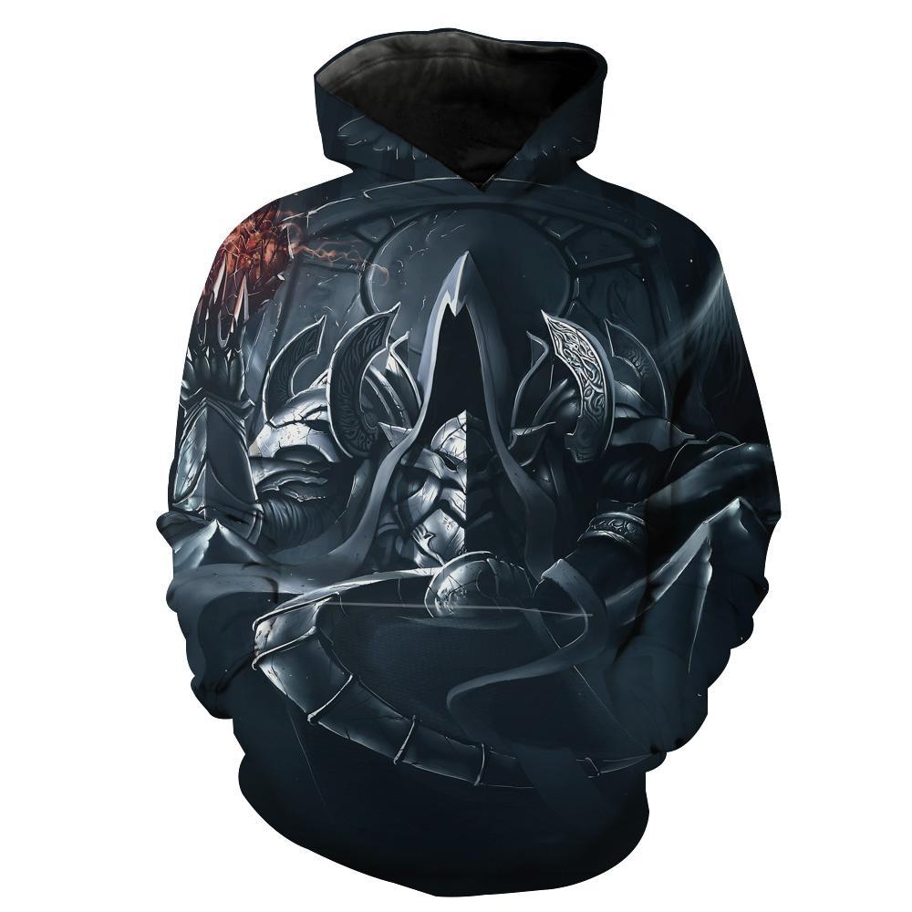 Diablo Reaper of Souls Hoodies - Pullover Black Devil Hoodie