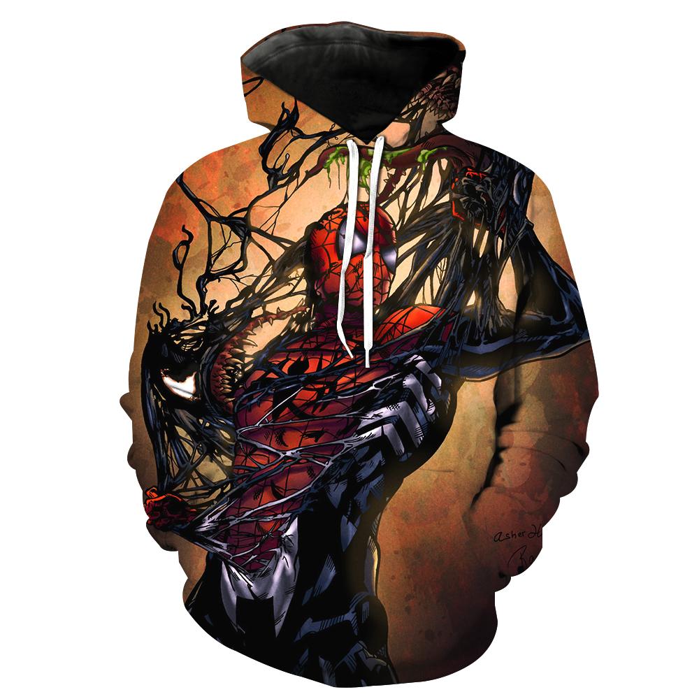 Spiderman Hoodies - Spiderman confrontation Series Super Cool 3D Hoodie