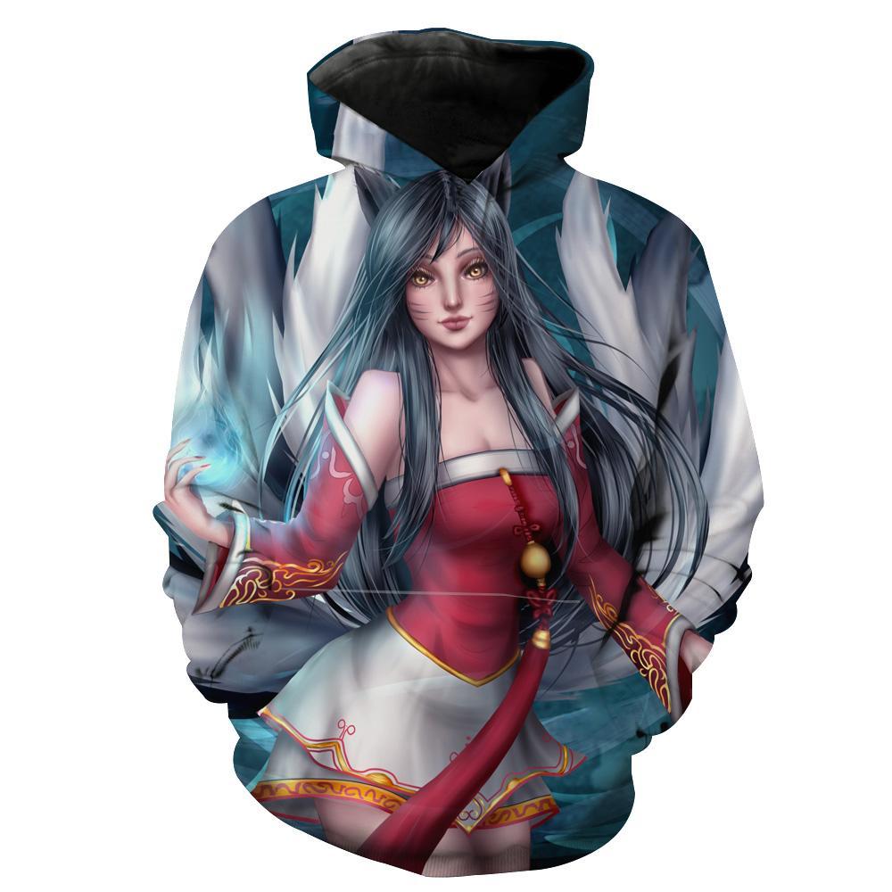 League of Legends Ahri Hoodies - Pullover Sexy  Ahri Hoodie