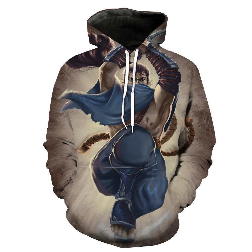 League of Legends Yasuo Hoodies - Pullover Yasuo Flying Apsaras Hoodie