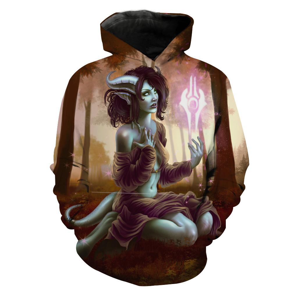 World of Warcraft Draenei Hoodies - Pullover Sexy Draenei Apparel Hoodie