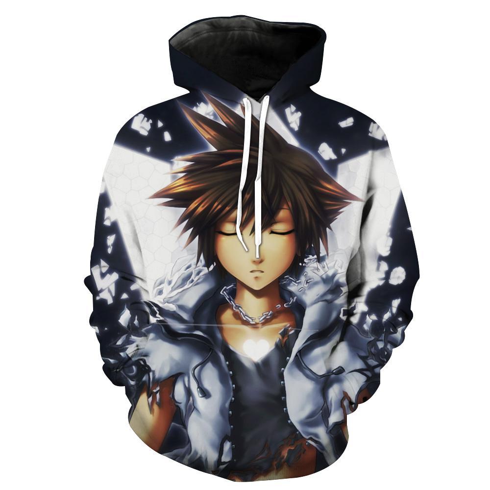 Kingdom Hearts Sora Hoodies - Pullover Sleeping Sora Hoodie