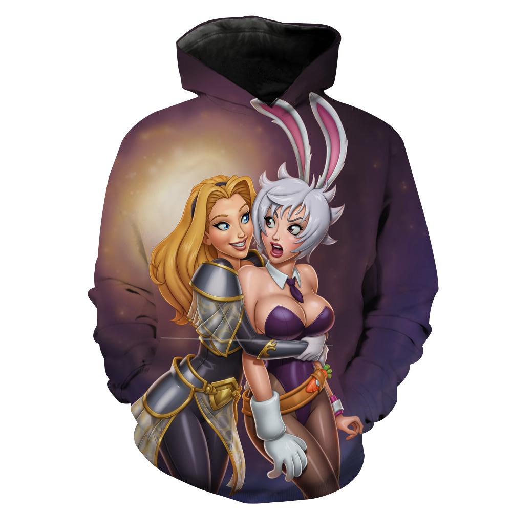 League of Legends Lux and Riven Hoodies - Pullover Disney Style Hoodie